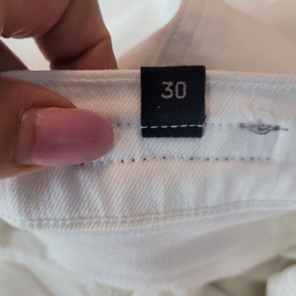 Citizens Of Humanity Chrissy Uber High Rise Skinny Jeans 30 White Stretch City - Picture 8 of 16